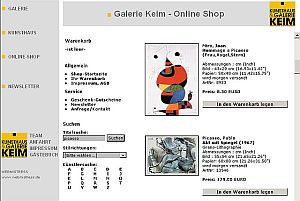 online-shop Galerie Keim