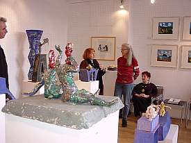 Sybille Onnen 2003 Ausstellung Leidenschaft und Lust in der Galerie KEIM, Stuttgart