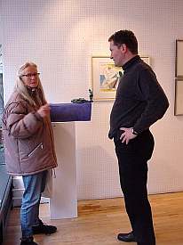 Sybille Onnen 2003 Ausstellung Leidenschaft und Lust in der Galerie KEIM, Stuttgart